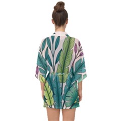 Half Sleeve Chiffon Kimono 