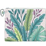 Illustrations Plants Nature Leaves Canvas Cosmetic Bag (XXXL)