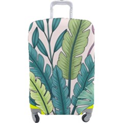 Illustrations Plants Nature Leaves Luggage Cover (Large) from ArtsNow.com