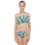 Illustrations Plants Nature Leaves Spliced Up Two Piece Swimsuit