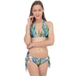 Illustrations Plants Nature Leaves Tie It Up Bikini Set