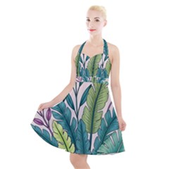 Halter Party Swing Dress  