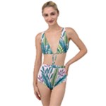 Illustrations Plants Nature Leaves Tied Up Two Piece Swimsuit