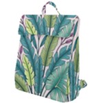 Illustrations Plants Nature Leaves Flap Top Backpack