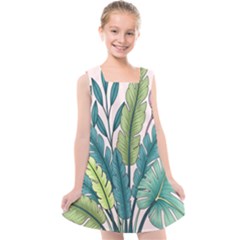 Kids  Cross Back Dress 