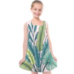 Illustrations Plants Nature Leaves Kids  Cross Back Dress