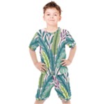 Illustrations Plants Nature Leaves Kids  T-Shirt and Shorts Set