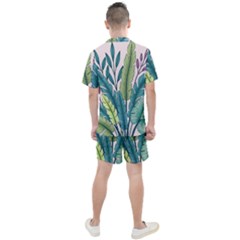 Men s Mesh T-Shirt and Shorts Set 