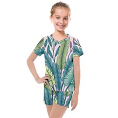 Kids  Mesh T-Shirt and Shorts Set 