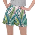 Illustrations Plants Nature Leaves Women s Ripstop Shorts