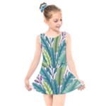 Illustrations Plants Nature Leaves Kids  Skater Dress Swimsuit