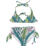 Illustrations Plants Nature Leaves Kids  Classic Bikini Set