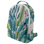 Illustrations Plants Nature Leaves Flap Pocket Backpack (Small)