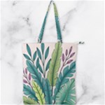 Illustrations Plants Nature Leaves Double Zip Up Tote Bag