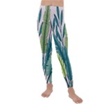 Illustrations Plants Nature Leaves Kids  Lightweight Velour Leggings