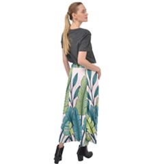 Velour Split Maxi Skirt 