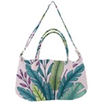 Illustrations Plants Nature Leaves Removable Strap Handbag