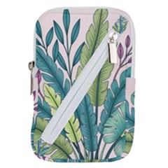 Illustrations Plants Nature Leaves Belt Pouch Bag (Large) from ArtsNow.com