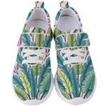 Illustrations Plants Nature Leaves Women s Velcro Strap Shoes