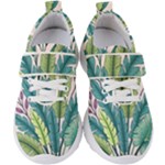 Illustrations Plants Nature Leaves Kids  Velcro Strap Shoes