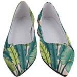 Illustrations Plants Nature Leaves Women s Block Heels 