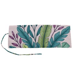 Illustrations Plants Nature Leaves Roll Up Canvas Pencil Holder (S) from ArtsNow.com