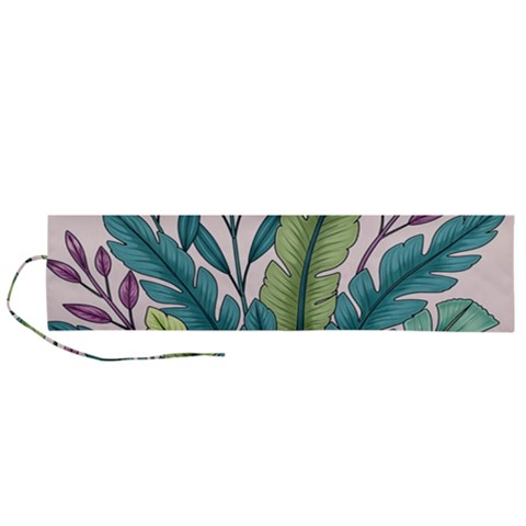 Illustrations Plants Nature Leaves Roll Up Canvas Pencil Holder (L) from ArtsNow.com