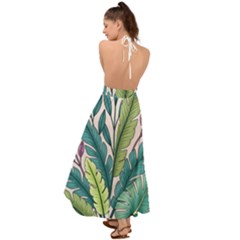 Backless Maxi Beach Dress 