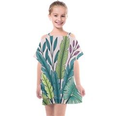 Kids  One Piece Chiffon Dress 