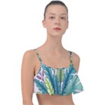 Illustrations Plants Nature Leaves Frill Bikini Top