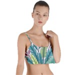 Illustrations Plants Nature Leaves Layered Top Bikini Top 