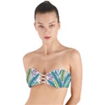 Illustrations Plants Nature Leaves Twist Bandeau Bikini Top