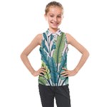 Illustrations Plants Nature Leaves Kids  Sleeveless Polo T-Shirt