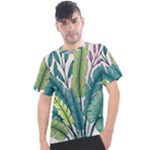 Illustrations Plants Nature Leaves Men s Sport Top