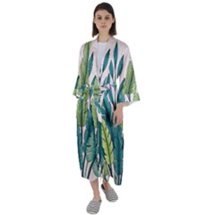 Maxi Satin Kimono 