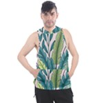 Illustrations Plants Nature Leaves Men s Sleeveless Hoodie