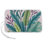 Illustrations Plants Nature Leaves Pen Storage Case (L)