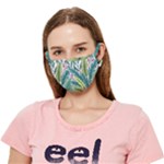 Illustrations Plants Nature Leaves Crease Cloth Face Mask (Adult)