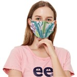 Illustrations Plants Nature Leaves Fitted Cloth Face Mask (Adult)