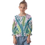 Illustrations Plants Nature Leaves Kids  Cuff Sleeve Top