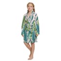 Kids  Long Sleeve Velvet Lounge Robe 