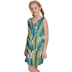 Kids  Sleeveless Tiered Mini Dress 