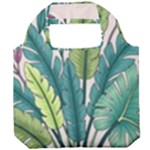 Illustrations Plants Nature Leaves Foldable Grocery Recycle Bag