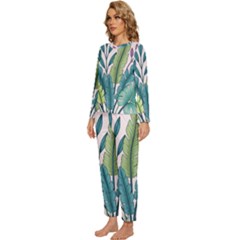 Womens  Long Sleeve Lightweight Pajamas Set 