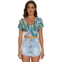 V-Neck Crop Top 