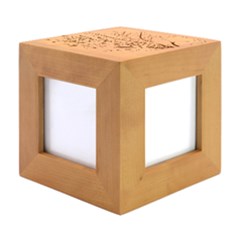 Wood Photo Frame Cube 