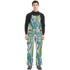 Illustrations Plants Nature Leaves Men s Side Zip Front Pouch Ski And Snowboard Bib Pants	 from ArtsNow.com