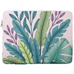 Illustrations Plants Nature Leaves 17  Vertical Laptop Sleeve Case With Pocket