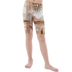 Kids  Mid Length Swim Shorts 