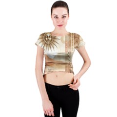 Crew Neck Crop Top 